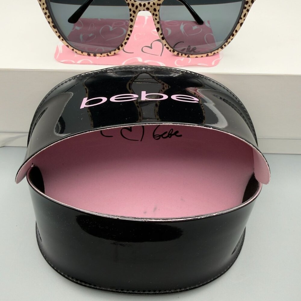 Bebe Sunglasses Eyeglasses BB7246 209 Cheetah Animal 57 17 140 Frames READ - Picture 14 of 15